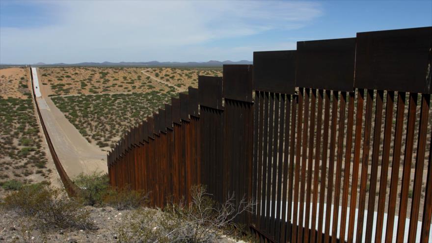 Una parte del muro fronterizo de EE.UU. con México, 28 de agosto de 2019. (Foto: AFP)