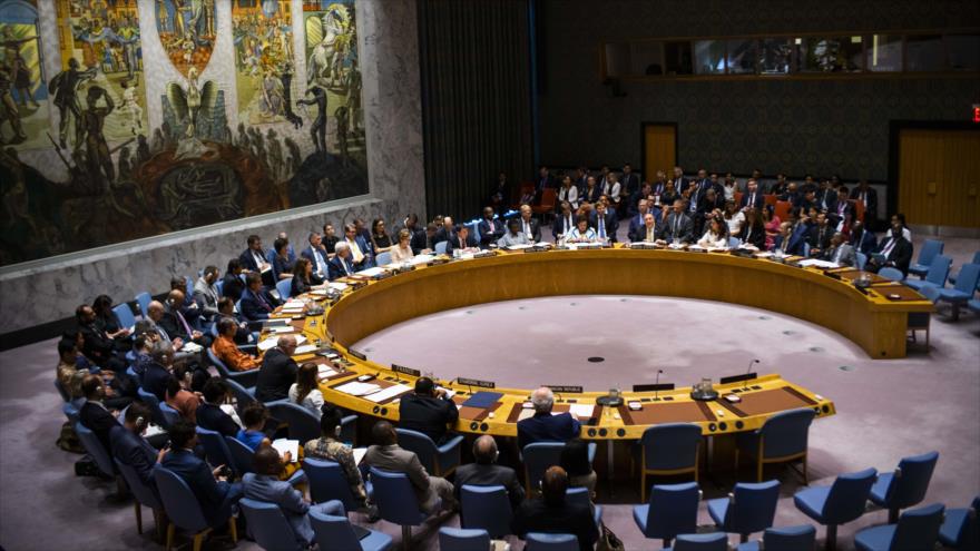 Una sesión del Consejo de Seguridad de las Naciones Unidas (CSNU), Nueva York, EE.UU., 20 de agosto de 2019. (Foto: AFP)