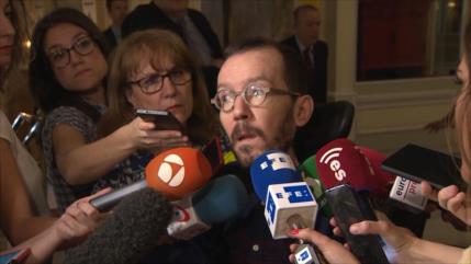 Podemos: PSOE busca excusas para repetir elecciones generales