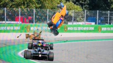 Vídeo: Piloto de Fórmula 3 protagoniza un horripilante accidente