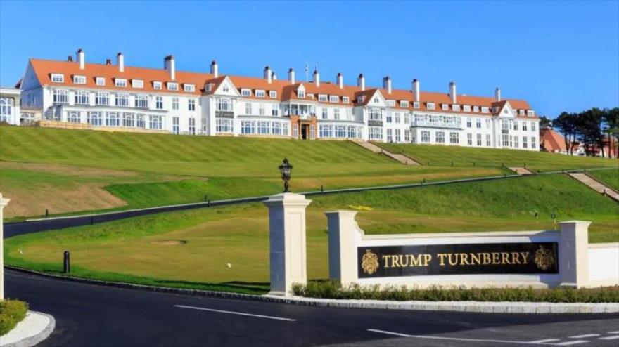 El lujoso complejo costero de Trump Turnberry, situado en Escocia.