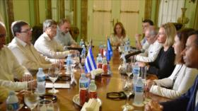 Canciller cubano trata con Mogherini las nuevas sanciones de EEUU