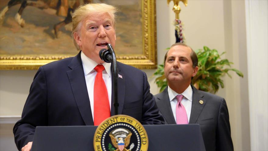 El presidente de EE.UU., Donald Trump, ofrece un discurso en la Casa Blanca, Washington (la capital), 4 de septiembre de 2019. (Foto: AFP) 
