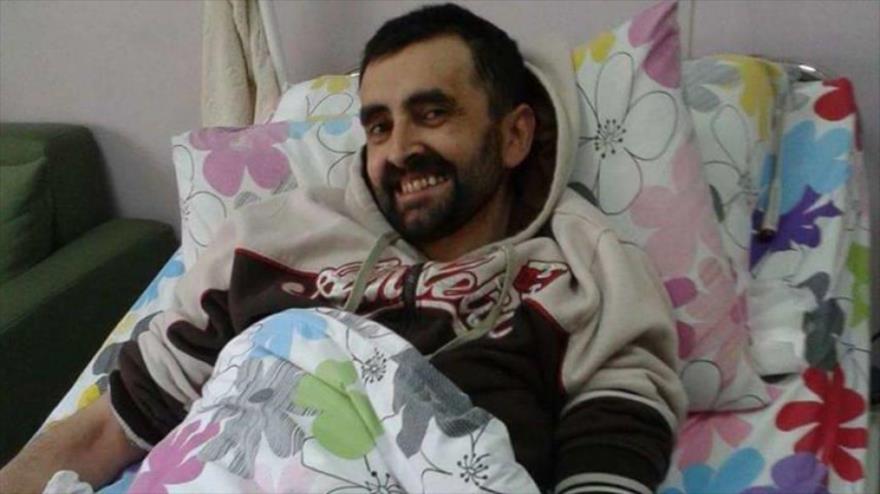 El preso palestino Basam al-Sayeh, de 47 años de edad, se encontraba en las cárceles israelíes desde 2015.