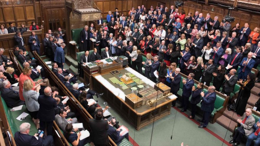 Una sesión de la Cámara de los Comunes del Reino Unido en Londres, 9 de septiembre de 2019. (Foto: AFP)