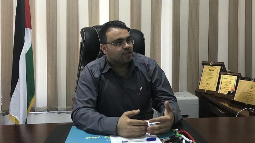El portavoz del Movimiento de Resistencia Islámica de Palestina (HAMAS) Hazem Qasem.