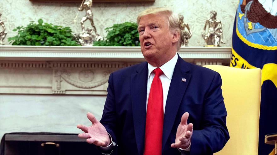 El presidente de EE.UU., Donald Trump, habla con la prensa en la Casa Blanca, 11 de septiembre de 2019. (Foto: AFP)
