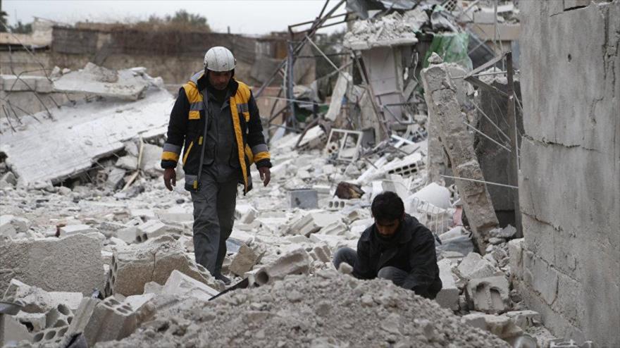 Los cascos blancos escenifican “falsos ataques químicos” en Siria | HISPANTV