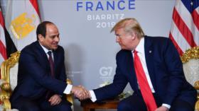 “Mi dictador favorito”, así llamó Trump a su homólogo egipcio