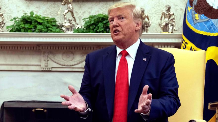 El presidente de EE.UU., Donald Trump, habla ante la prensa en la Casa Blanca, 11 de septiembre de 2019. (Foto: AFP)