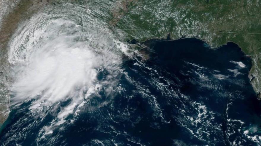 El Golfo de México, donde se forma la tormenta tropical Imelda.