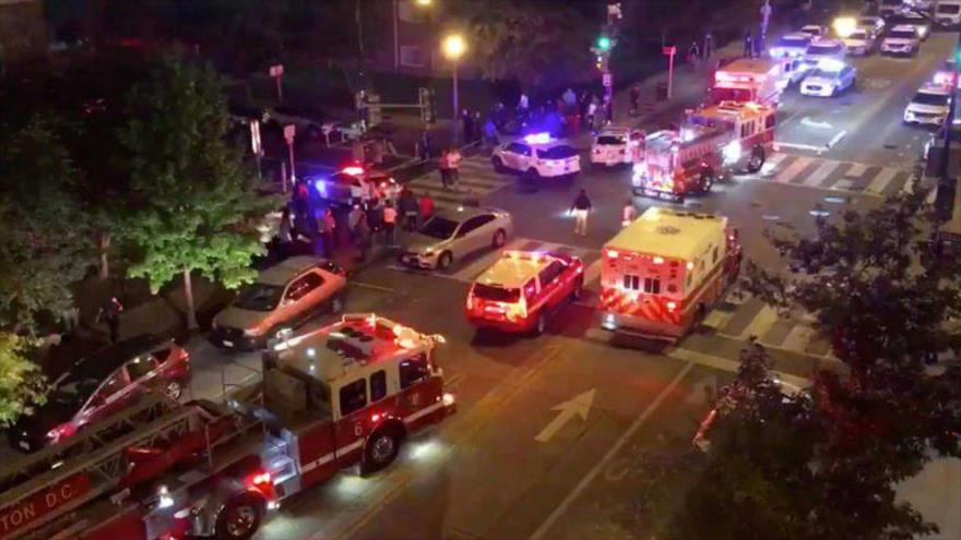 Al menos un muerto y 8 heridos en dos tiroteos en Washington DC