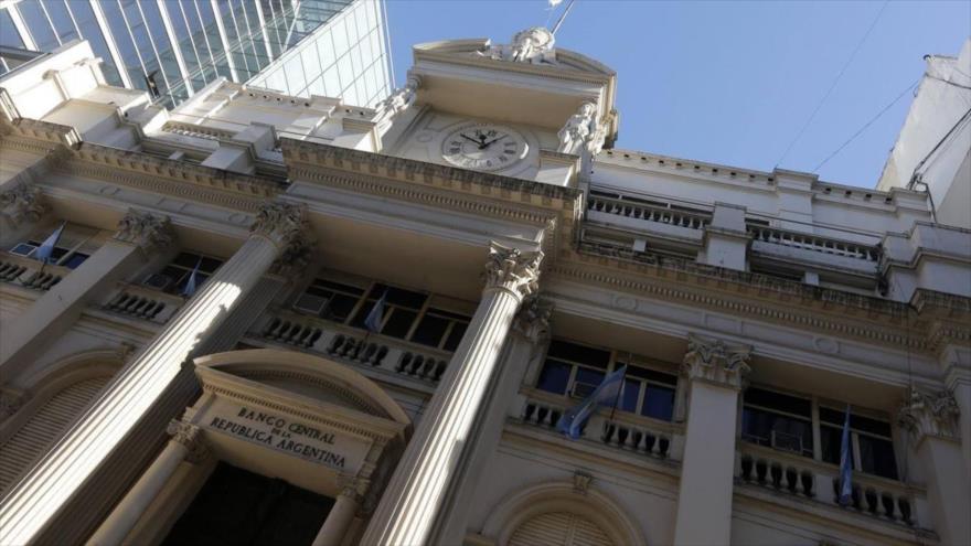 El Banco Central de la República Argentina (BCRA) en Buenos Aires.