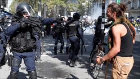 164 detenidos durante tensa jornada de protestas en Francia