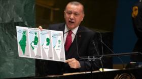 Erdogan denuncia crímenes de Israel en territorios palestinos