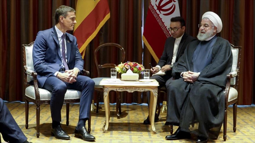 Rohani y Sánchez rechazan sanciones de EEUU contra Irán | HISPANTV