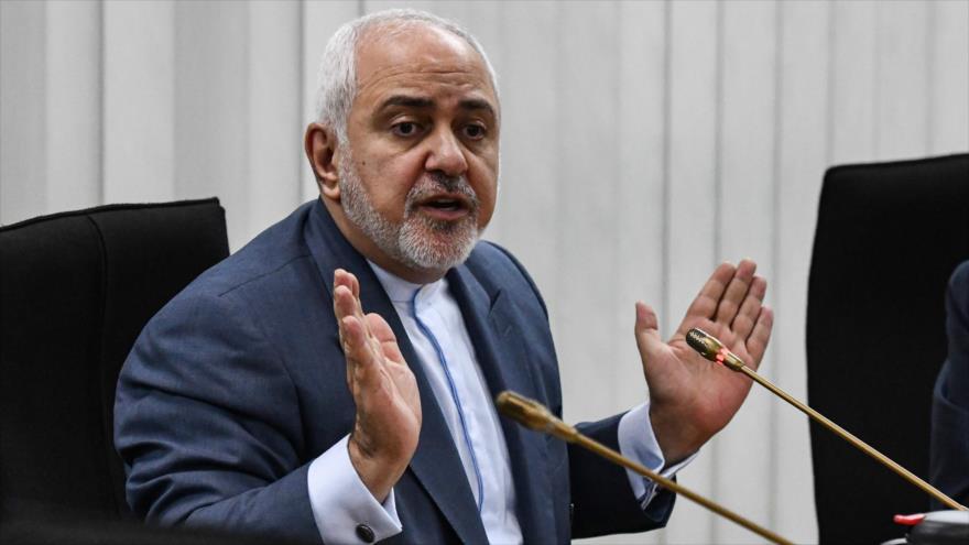 Mohamad Yavad Zarif, canciller de Irán, habla en el Foro Mundial Islámico en Kuala Lumpur, Malasia, 29 de agosto de 2019. (Fuente: AFP)