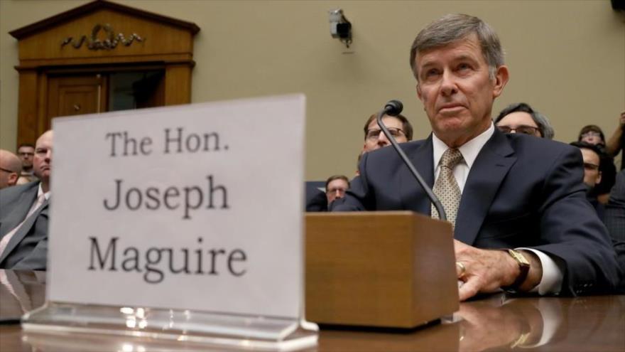 El director nacional de Inteligencia de EEUU, Joseph Maguire, testifica ante el Comité de Inteligencia de la Cámara de Representantes, 26 de septiembre de 2019. (Foto: Getty Images)