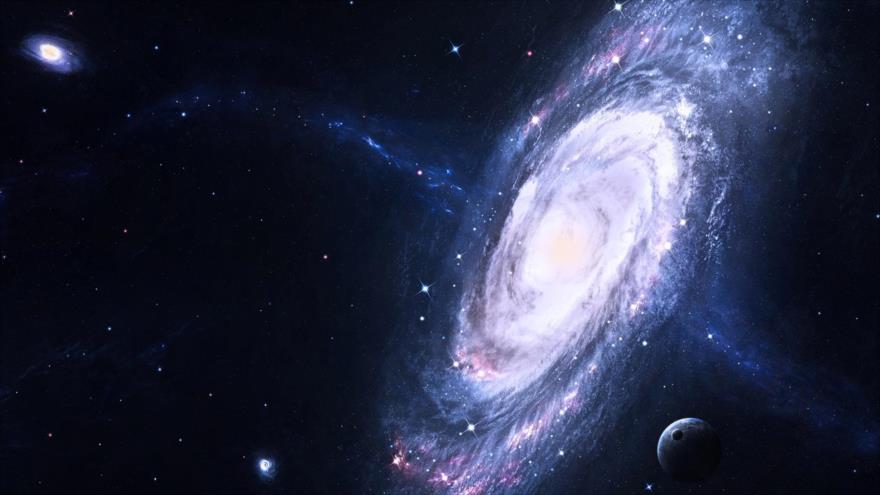 Captación de IOK-1, una galaxia que se encuentra a casi 13 000 millones de años luz de la Tierra.