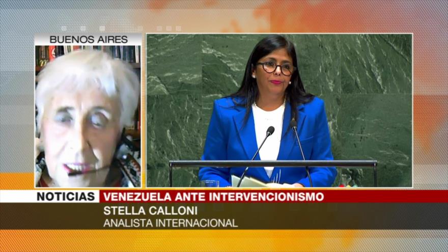 Calloni: Una invasión a Venezuela sería el suicidio de EEUU