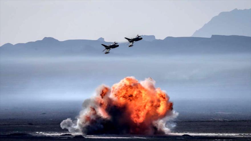 Una imagen de los ejercicios militares de las Fuerzas Armadas de Irán en la ciudad central de Isfahán, 28 de enero de 2019. (Foto: AFP)