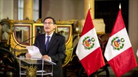 Presidente de Perú anuncia disolución constitucional del Congreso