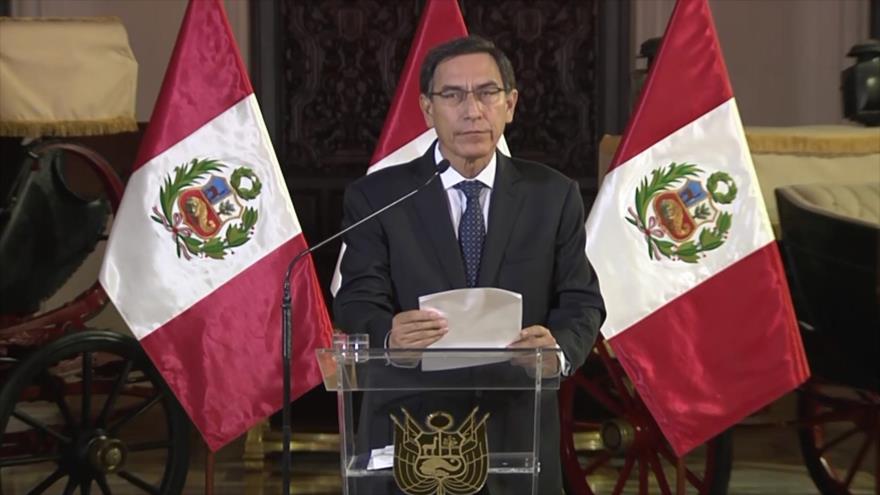 Martín Vizcarra disuelve el Congreso de la República de Perú | HISPANTV
