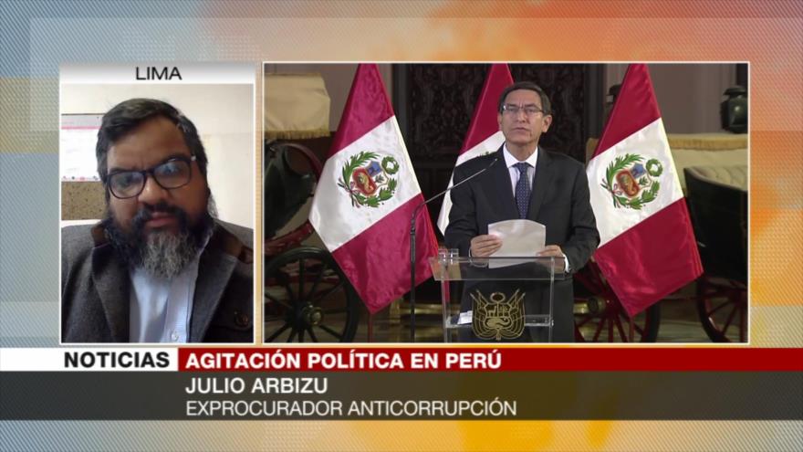 Arbizu: Lo ocurrido en Perú, producto de una larga crisis interna