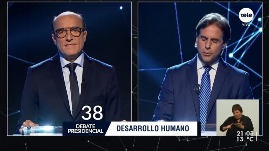 Candidatos presidenciales protagonizan gran debate en Uruguay