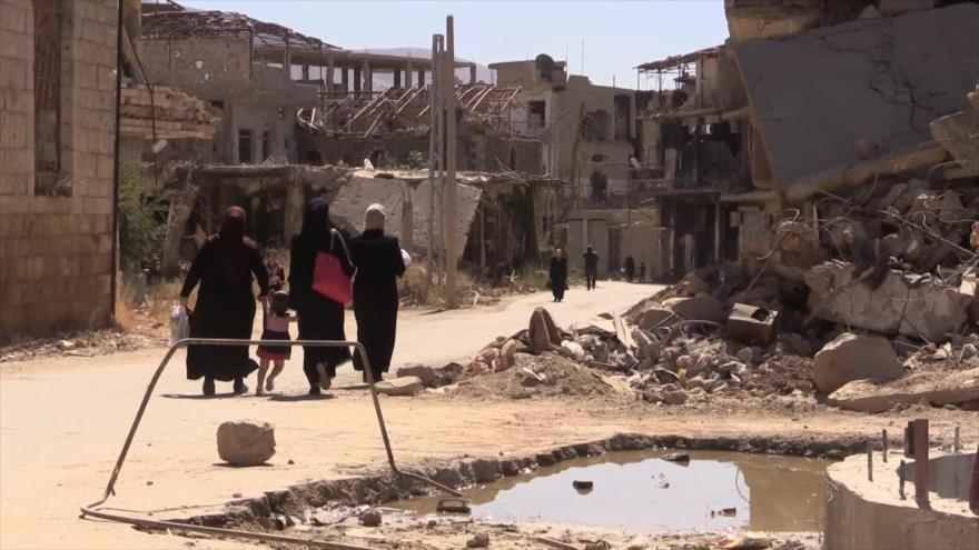 Decenas de miles de sirios vuelven a sus hogares desde El Líbano