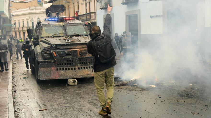 CIDH alerta sobre represión policial contra protestas en Ecuador | HISPANTV