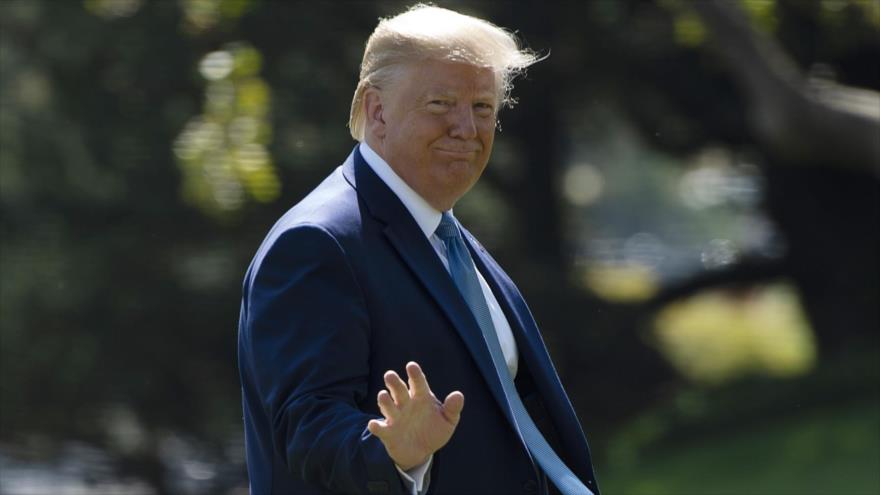 El presidente de EE.UU., Donald Trump, en la Casa Blanca, 4 de octubre de 2019. (Foto: AFP)
