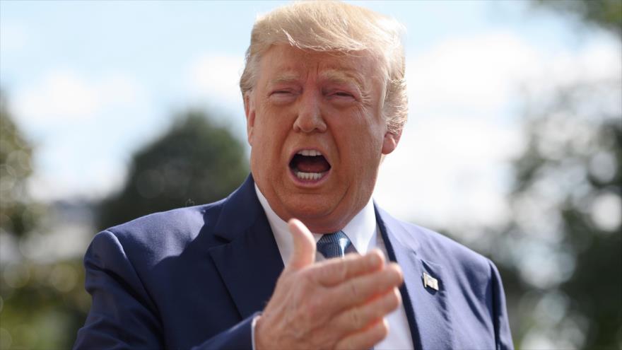 El presidente de EE.UU., Donald Trump, en la Casa Blanca, 4 de octubre de 2019. (Foto: AFP)