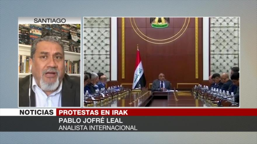 Jofré Leal: Protestas en Irak se enraízan en los intentos de EEUU