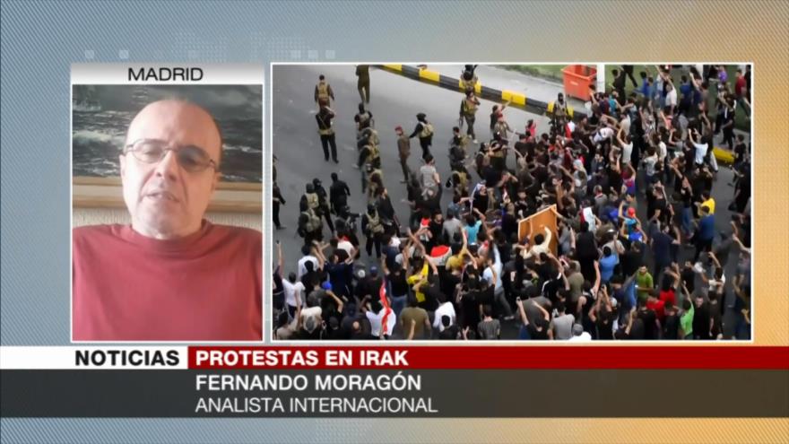 Moragón: Arabia Saudí, Israel y EEUU instigaron protestas en Irak