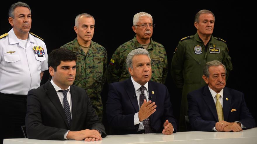 Moreno: Maduro y Correa provocan un golpe de Estado en Ecuador