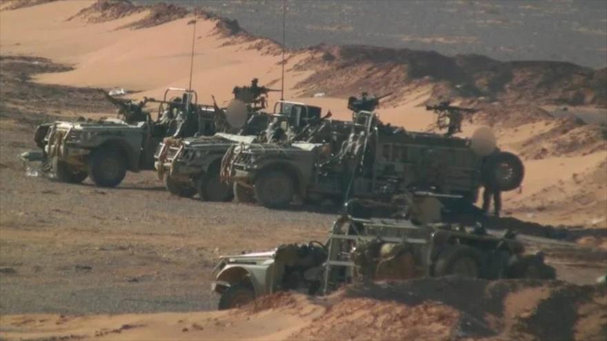Las fuerzas especiales británicas durante una operación militar en el este de Siria.