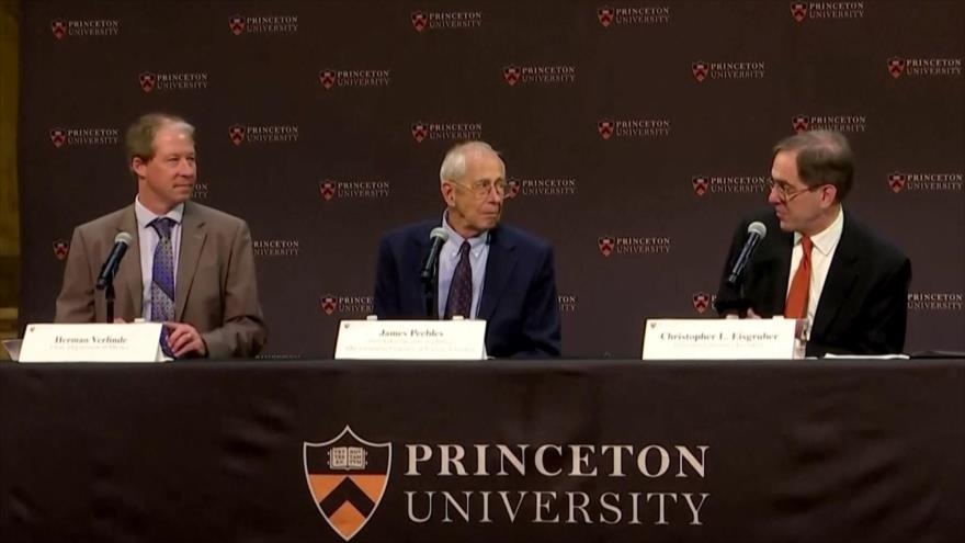 Un canadiense y dos suizos, galardonados con Nobel de Física 2019