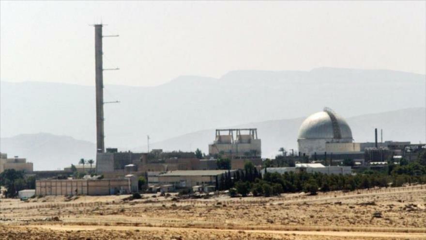 Las instalaciones nucleares de israel en Dimona, en el sur de los territorios ocupados palestinos.