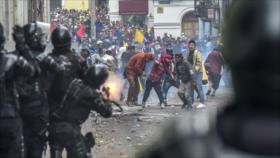 Indígenas vuelven a protestar en Ecuador y chocan con policías