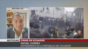 Correa acusa a Moreno de aferrarse al poder ‘por sus intereses’