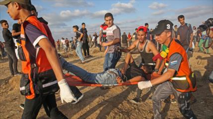 Represión israelí en Gaza deja 49 heridos, incluidos 22 niños