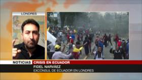 Narváez: Toque de queda constituye un atropello a DDHH en Ecuador