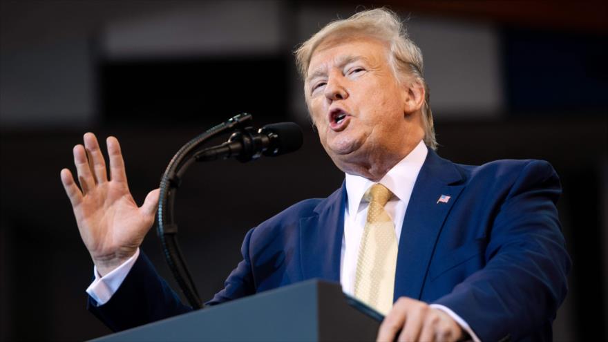 El presidente de EE.UU., Donald Trump, durante un mitin en el estado de Luisiana (sureste), 11 de octubre de 2019. (Foto: AFP)