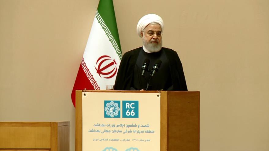 Rohani denuncia sanciones de EEUU contra el sector salud de Irán
