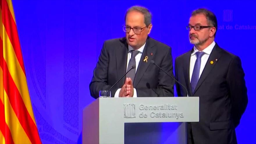 Quim Torra rechaza sentencia contra líderes del “procés” catalán | HISPANTV