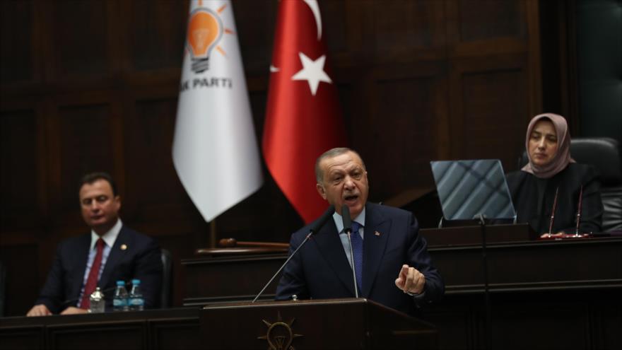 El presidente de Turquía, Recep Tayyip Erdogan, 16 de octubre de 2019. (Fuente: AFP) 