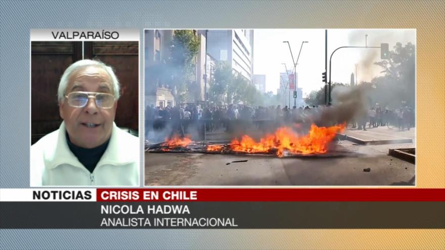 Hadwa: Chile está en estado de rebeldía contra neoliberalismo 
