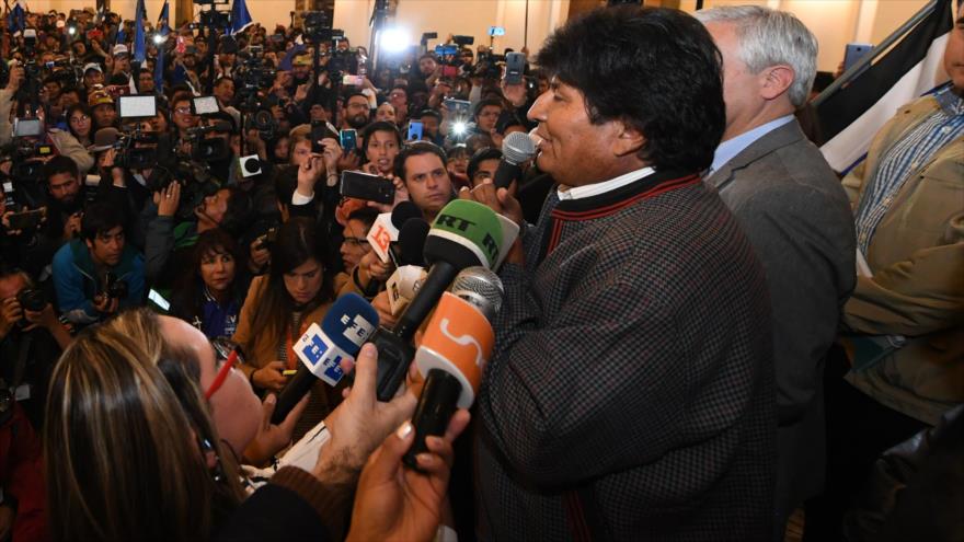 Morales se proclama ganador de las elecciones en Bolivia | HISPANTV