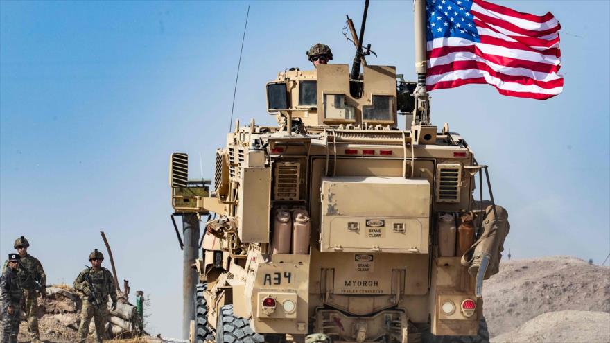 Soldados estadounidenses en las afueras de la ciudad siria de Ras Al-Ain, 6 de octubre de 2019. (Foto: AFP)